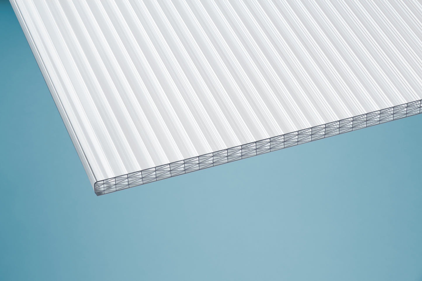 Polycarbonat Doppelstegplatte 25 mm weiss/opal SUNSTOP* - HomeSystems-Bauelemente