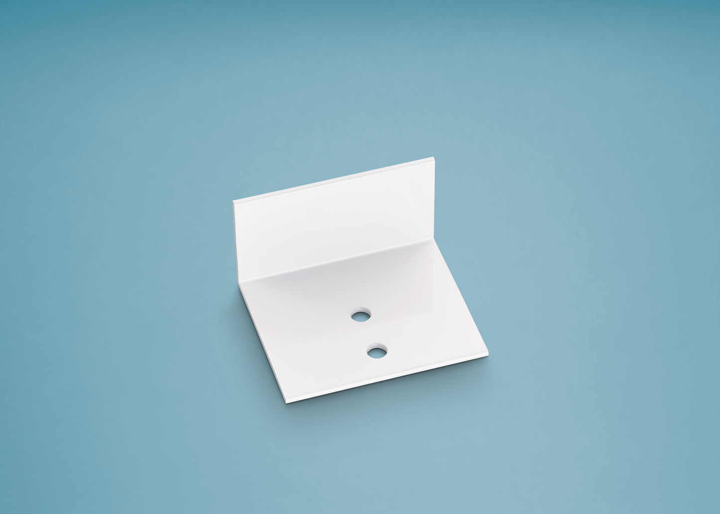 Abschluss- und Haltewinkel Aluminium pressblank & weiss für 10mm-16mm Platten - HomeSystems-Bauelemente