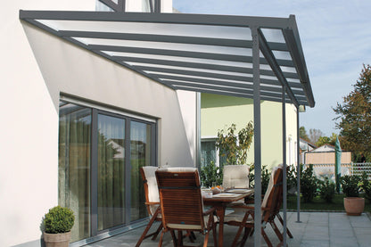 Standard Terrassendach 4 Meter Dachtiefe - HomeSystems-Bauelemente