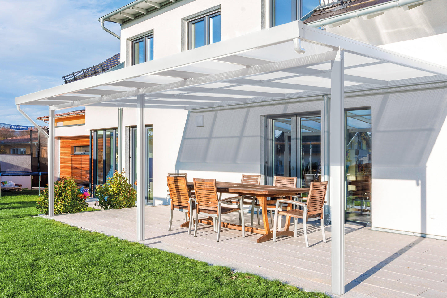 Deluxe Terrassendach 6 x 4 Acryl 16mm - HomeSystems-Bauelemente