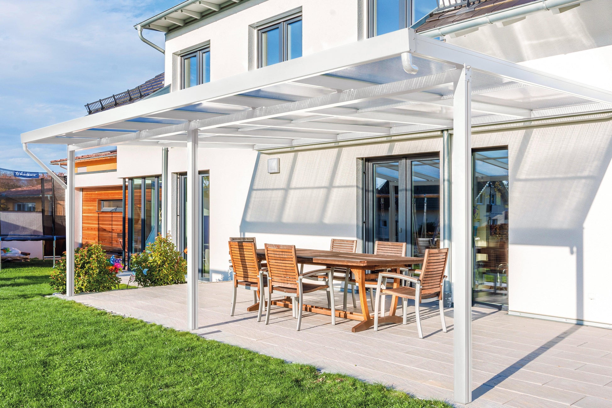Deluxe Terrassendach 6 x 3 Acryl 16mm - HomeSystems-Bauelemente