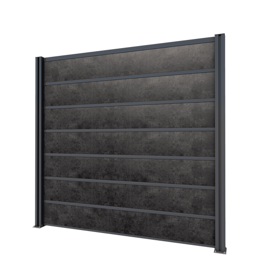 Sichtschutz/Zaunelement Grundelement 202 x 186 cm - HomeSystems-Bauelemente
