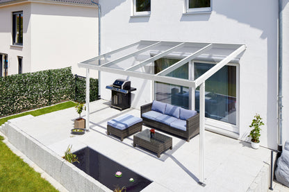 Deluxe Terrassendach 6 x 3 VSG Sicherheitsglas 10mm klar - HomeSystems-Bauelemente